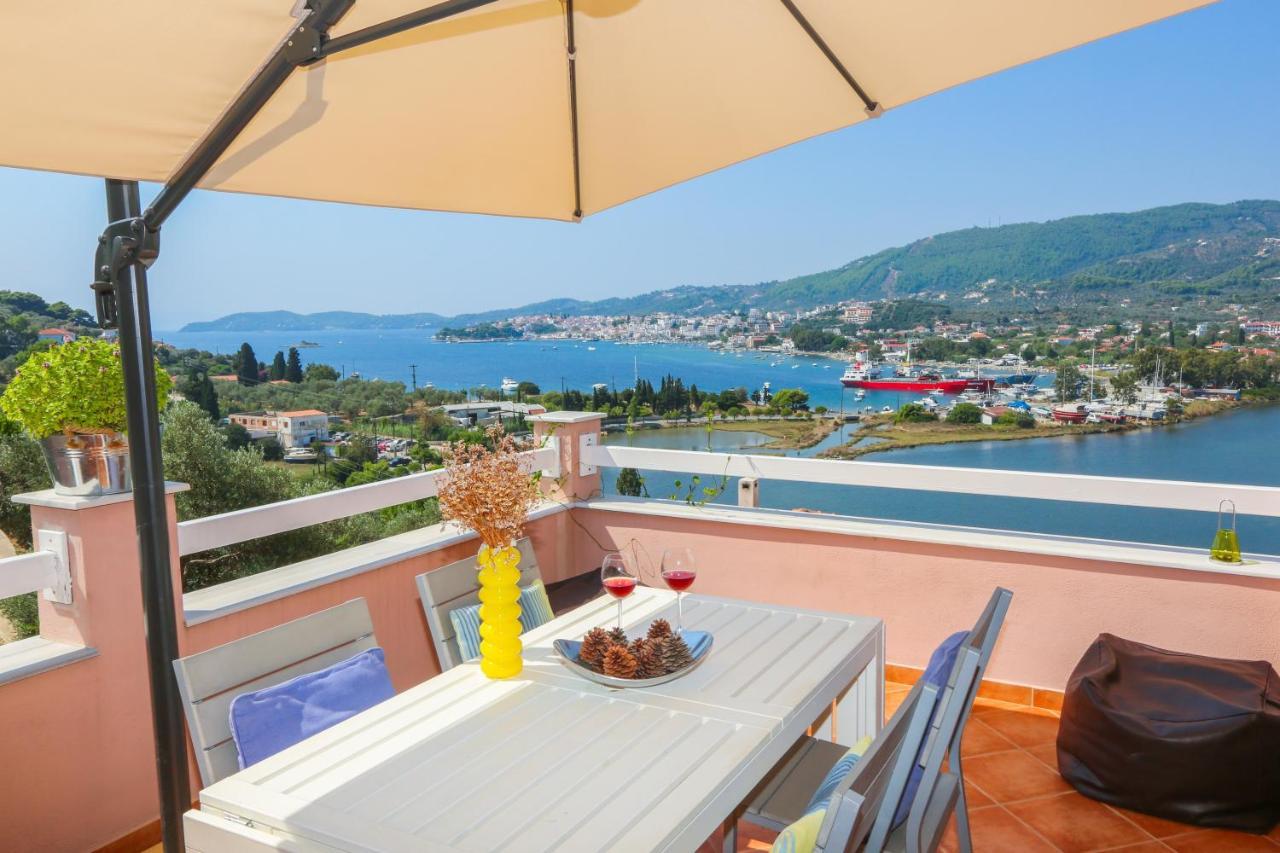 Skiathos Seaview Villa With Pool Punta Exterior foto
