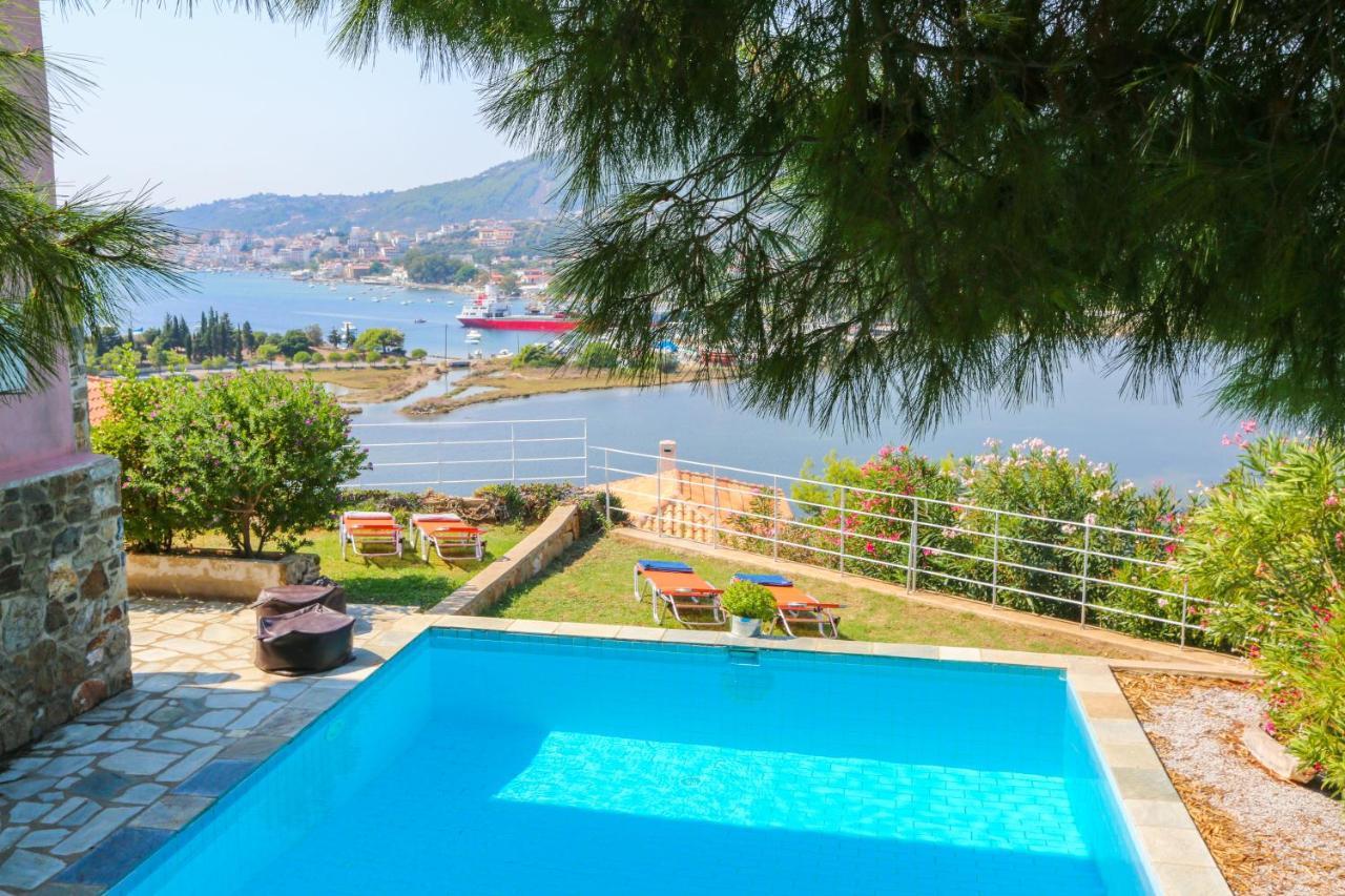 Skiathos Seaview Villa With Pool Punta Exterior foto