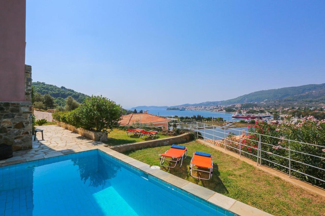 Skiathos Seaview Villa With Pool Punta Exterior foto